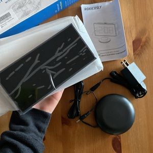Alarm clock + bed shaker (great for your teenager)
